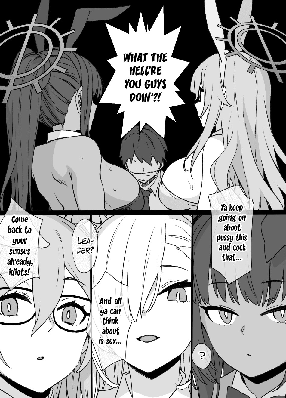 Hentai Manga Comic-Blue Archive: Brainwashing Bunny Slave-Read-16